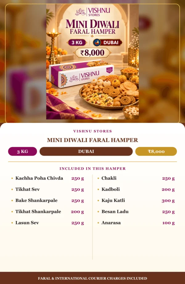Mini Diwali Faral Hamper For Dubai