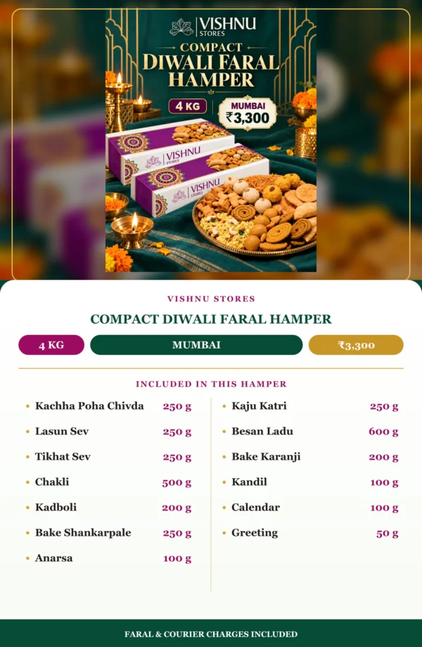 Compact Diwali Faral Hamper Mumbai