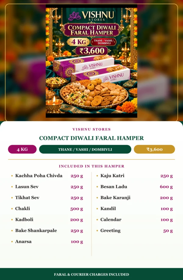 Compact Diwali Faral hamper for Thane/Dombivali/Vashi
